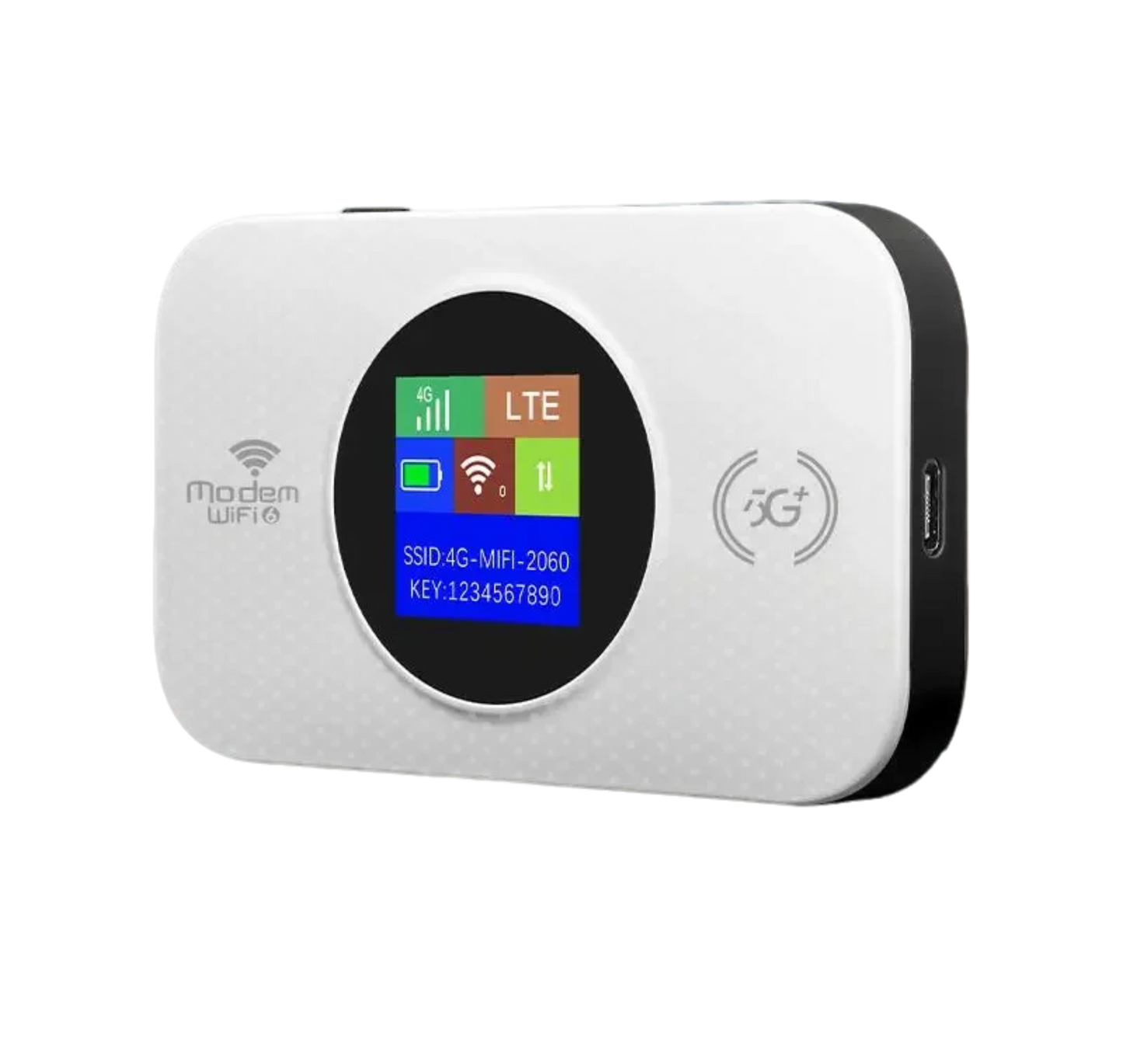 E5786 Compact 4G MiFi WiFi Hotspot - 10-Device Sharing, Plug & Play & No Contract Required