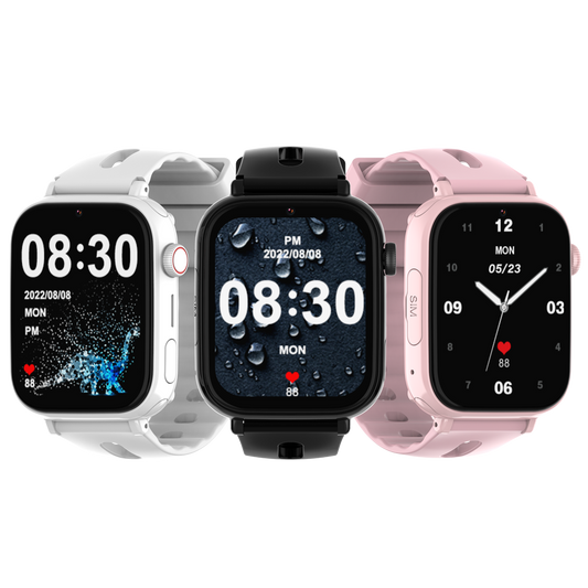 DF90 4G Kids Smart Watch with GPS Tracking & Video Call - HD Touchscreen, Multi-Language & Family Sharing