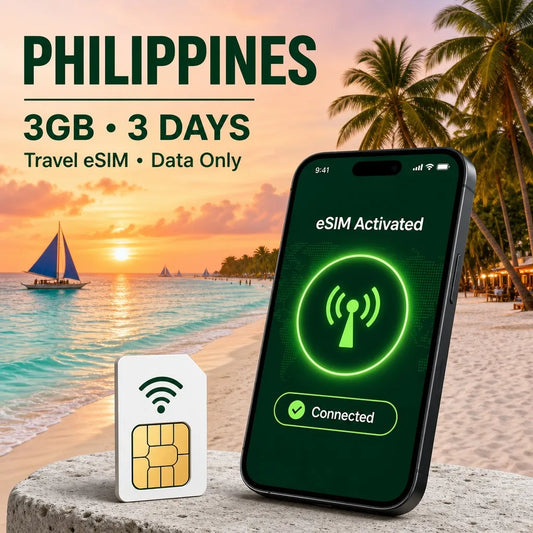 Philippines eSIM 3GB 3 Days Travel Data
