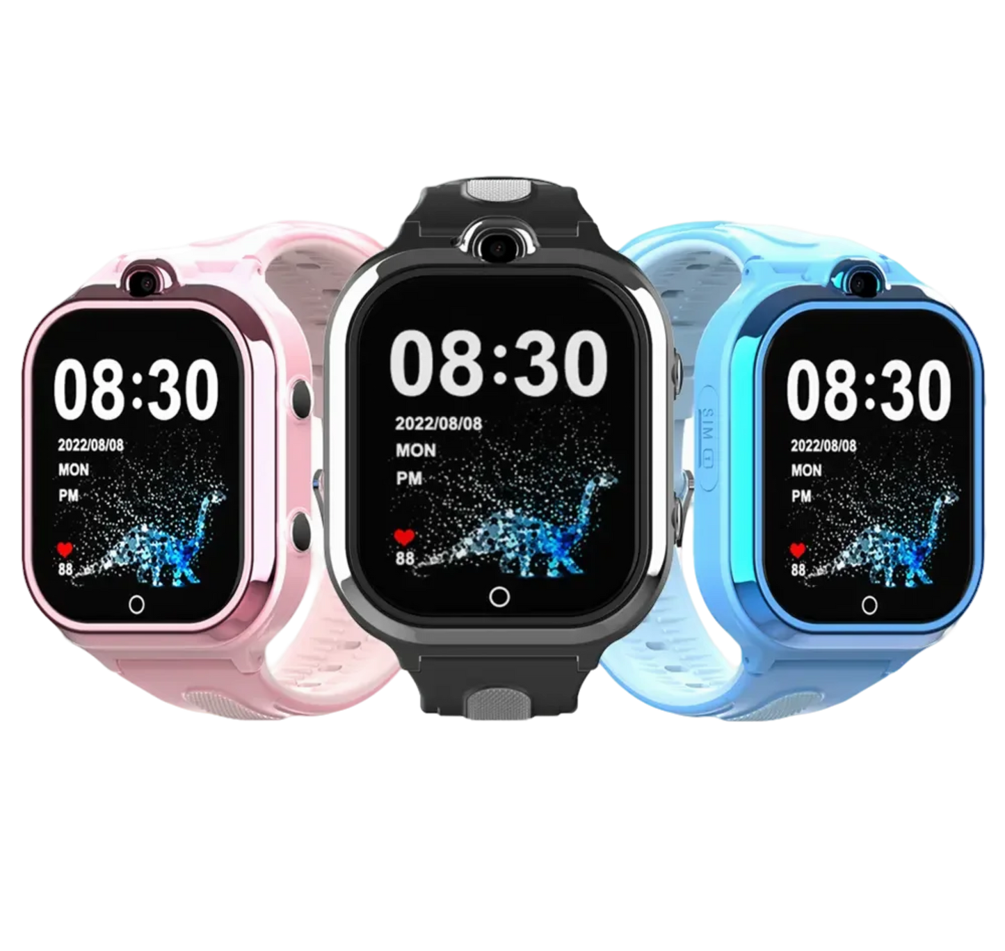 DF97 Kids 4G Smart Watch - Real-Time GPS Path Tracking, HD Touchscreen, Multi-Language & Family Share